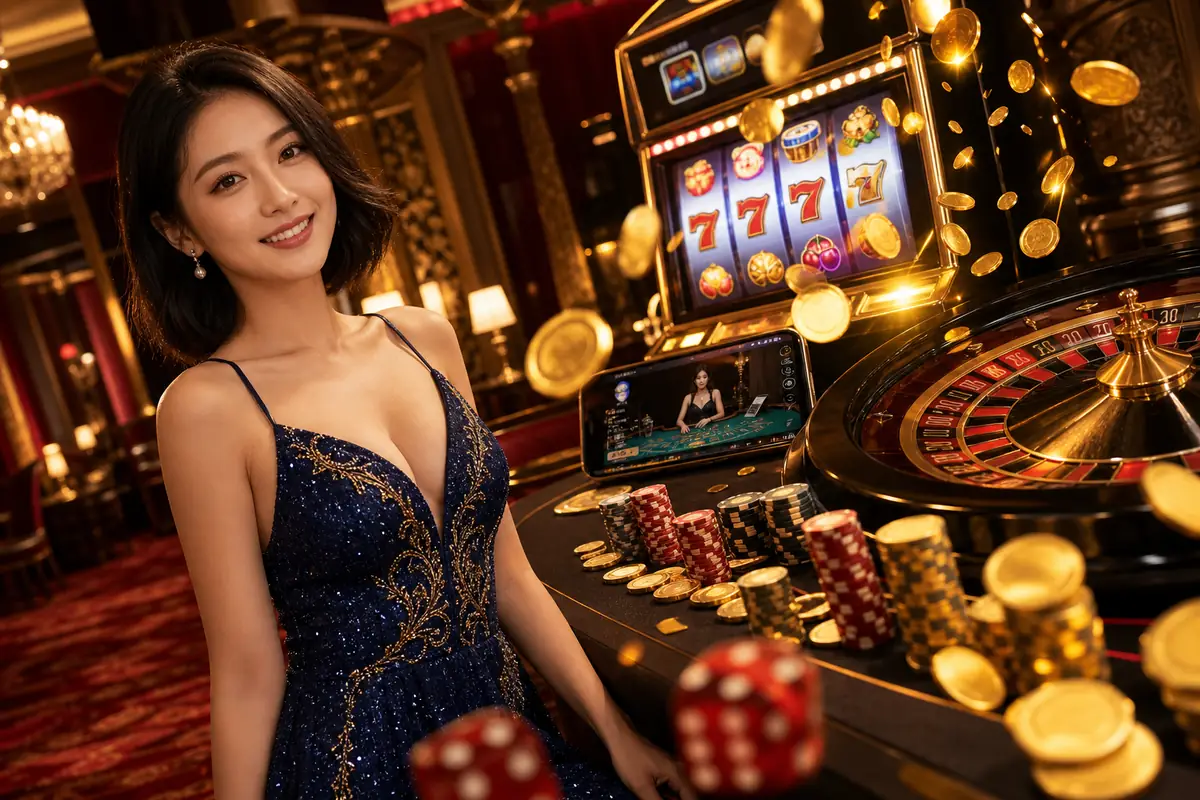 100cui Casino suasana meja live dealer